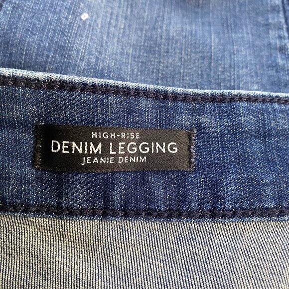 White House Black Market Jeanie Denim High Rise Legging, Size M, #249 - Picture 8 of 10
